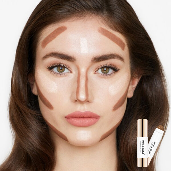 POLLIAM Matte Contour Stick | Professional Face Shaping & Contouring Stick Makeup #HS06 3 POLLIAM Matte Contour Stick | Professional Face Shaping & Contouring Stick Makeup #HS06