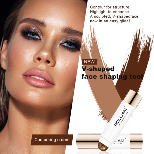 POLLIAM Matte Contour Stick | Professional Face Shaping & Contouring Stick Makeup #HS06 4 POLLIAM Matte Contour Stick | Professional Face Shaping & Contouring Stick Makeup #HS06
