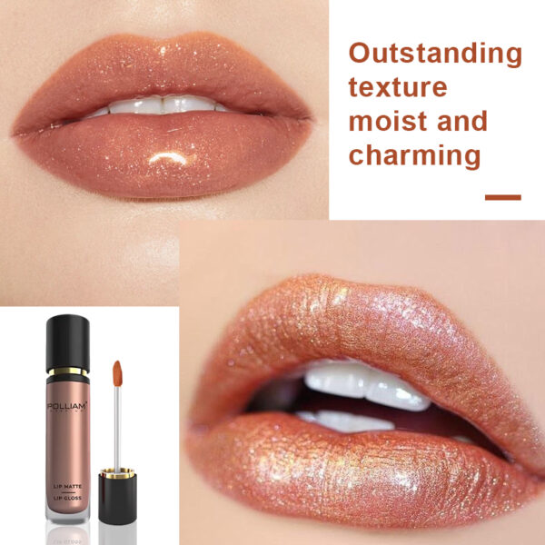 POLLIAM Lip Metallic , Hydrating Lip Gloss with Hyaluronic Acid 2 POLLIAM Lip Metallic , Hydrating Lip Gloss with Hyaluronic Acid