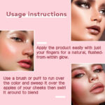 POLLIAM 2-in-1 Cream Blush & Lip Stick | Buildable Color, Lightweight Glow