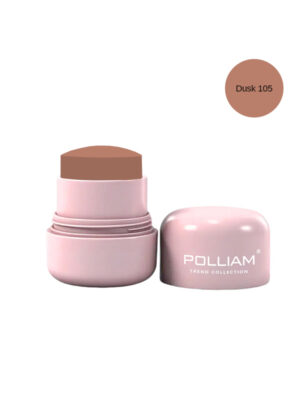 POLLIAM Cream Blush | Buildable Blush Stick | Matte and Dewy Finish #Dusk 105