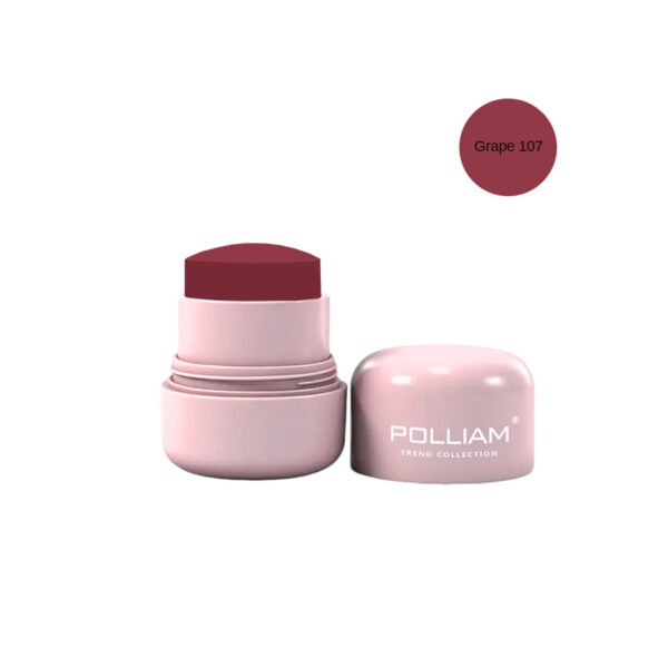 POLLIAM Cream Blush | Buildable Blush Stick | Matte and Dewy Finish #Grape 107 1 POLLIAM Cream Blush | Buildable Blush Stick | Matte and Dewy Finish #Grape 107