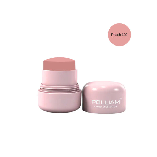 POLLIAM Cream Blush | Buildable Blush Stick | Matte and Dewy Finish #Peach 102 1 POLLIAM Cream Blush | Buildable Blush Stick | Matte and Dewy Finish #Peach 102