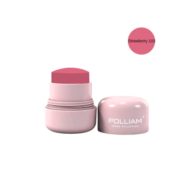 POLLIAM Cream Blush | Buildable Blush Stick | Matte and Dewy Finish #Strawberry 103 1 POLLIAM Cream Blush | Buildable Blush Stick | Matte and Dewy Finish #Strawberry 103