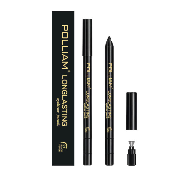 POLLIAM Pencil Waterproof Eyeliner | Smudge-Proof | Eye Makeup With Built-In Sharpene 1 POLLIAM Pencil Waterproof Eyeliner | Smudge-Proof | Eye Makeup With Built-In Sharpene