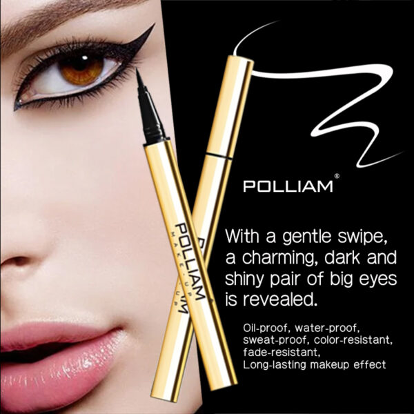 POLLIAM Waterproof Liquid Eyeliner | Vegan Formula 3 POLLIAM Waterproof Liquid Eyeliner | Vegan Formula